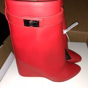 Givenchy Shark Boot RED Sold Out! 39 NIB